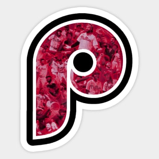 Retro Phillies Design Sticker